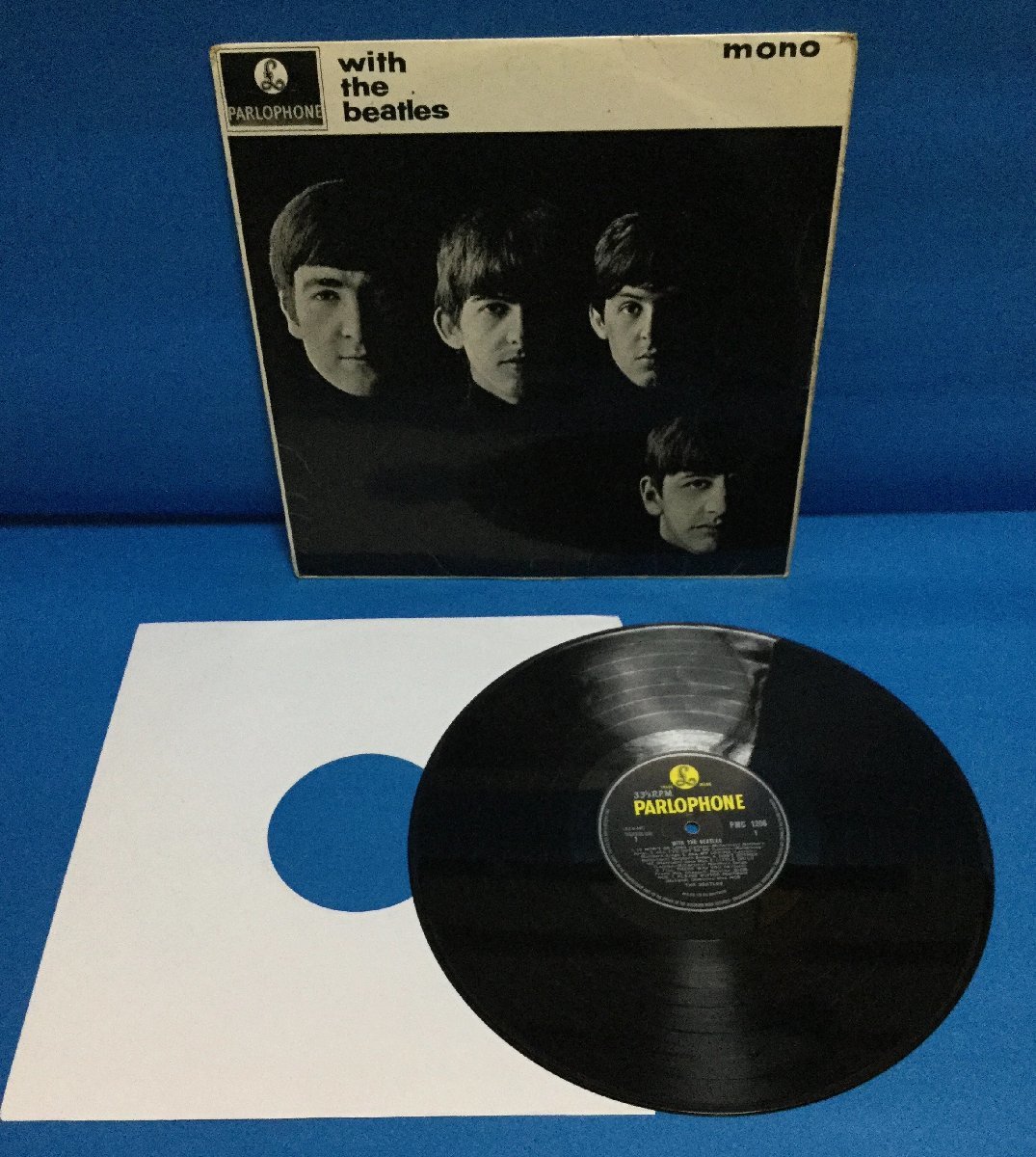 LP 洋楽 The Beatles / With The Beatles 英盤 7N mono UKオリジナル_画像3