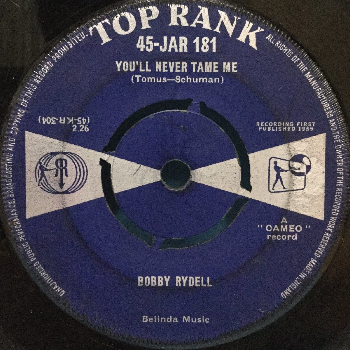 EP 洋楽 Bobby Rydell / Kissin' Time 英盤_画像3