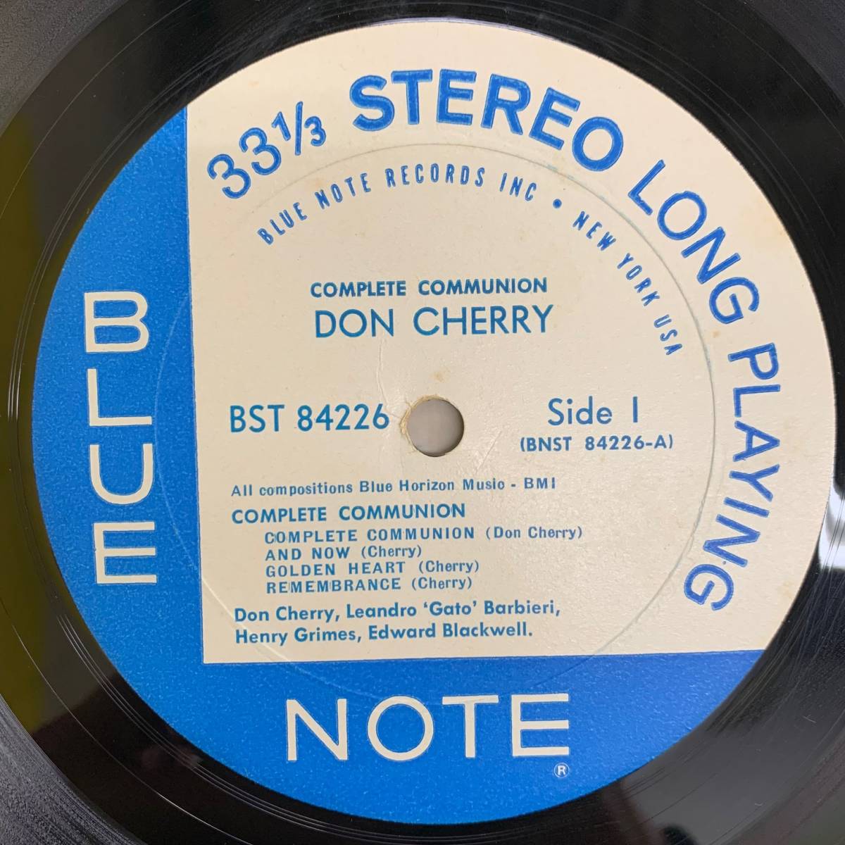 [LP] Don Cherry - Complete Communion [BST84226] ドン・チェリー/Blue Note/Liberty/VAN GELDER刻印/NEW YORK USA/レコード/ジャズ_画像4