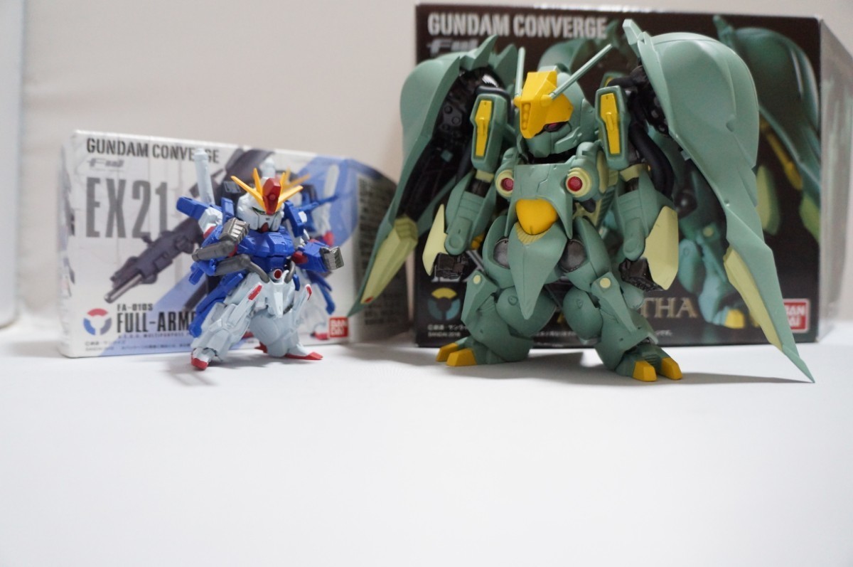 1円～ GUNDAM CONVERGE EX20 クインマンサ EX21 フルアーマーZZ セット ガンダムコンバージ クィン・マンサ FAZZ フルアーマーダブルゼータ_画像1