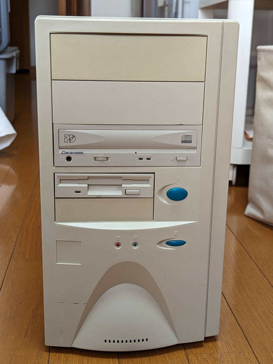 【ジャンク】★自作PC AMD K6-2 300MHz/NVIDIA RIVA TNT2★【Windows95付き】_画像1