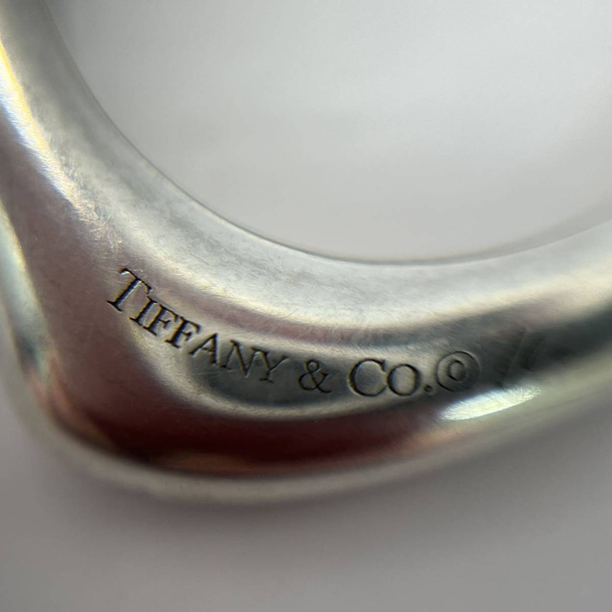 （A002）ティファニー　Tiffany&Co. オープンハート　ネックレス　シルバー925 SV925_画像7