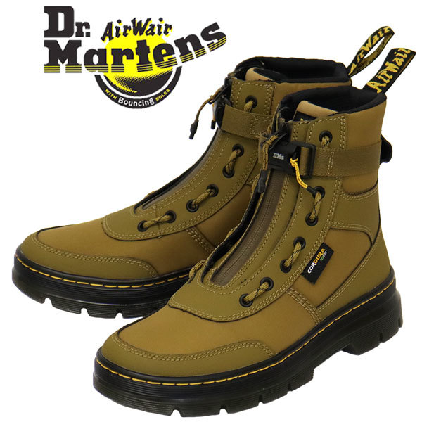 Dr.Martens (ドクターマーチン) 31224361 Combs Tech Jungle 8ホール ブーツ ANTIQUE OLIVE UK9-約28.0cm