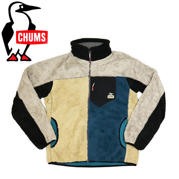 CHUMS (チャムス) CH04-1386 Bonding Fleece Jacket ボンディングフリースジャケット CMS143 C094TealCrazy L_CHUMS