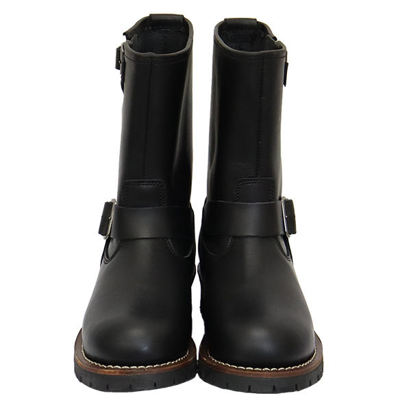 Schott (ショット) S23001 Engineer Boots エンジニア レザーブーツ BLACK SCT001 約27.5cm_Schott(ショット)正規取扱店THREEWOOD(スリ