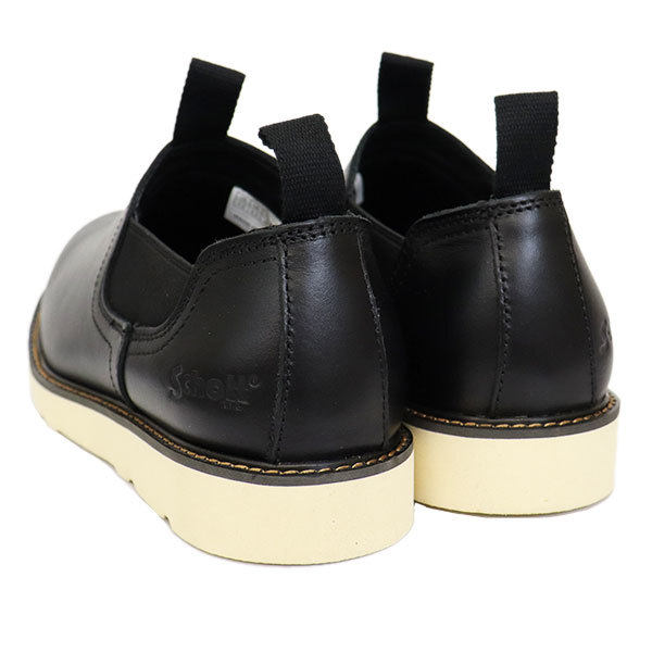Schott (ショット) S23003 Twin Gore Low Boots ツイン サイドゴア ロー レザーブーツ BLACK 日本製 SCT004 約28.0cm_Schott(ショット)正規取扱店THREEWOOD(スリ