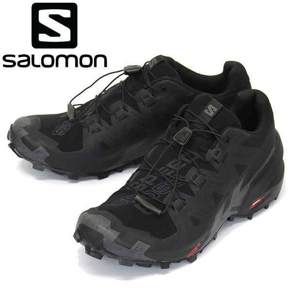 Salomon (サロモン) L41737900 SPEEDCROSS 6 スピードクロス 6 ランニングシューズ Black x Black x Phantm SL019 27.5cm