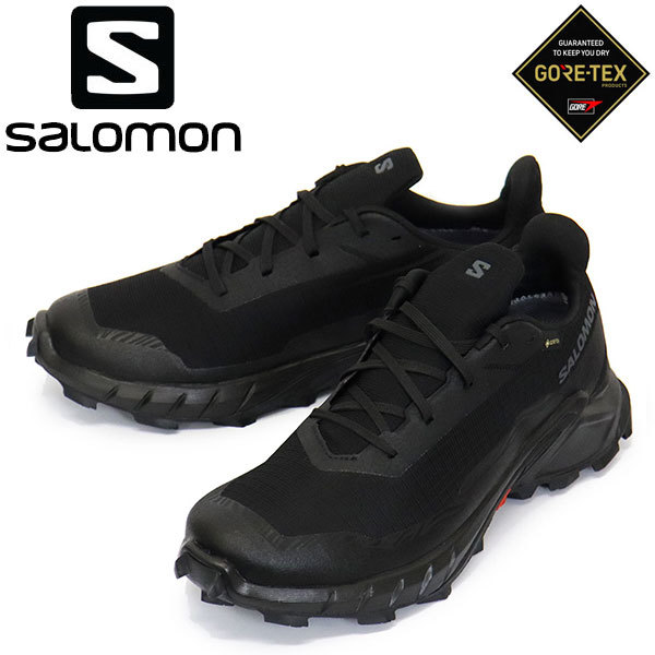 Salomon (サロモン) L47307500 ALPHACROSS 5 GORE-TEX アルファクロス 5 ランニングシューズ Black x Black x Ebony SL024 26.5cm