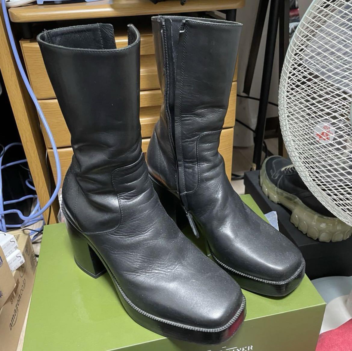 BALENCIAGA バレンシアガ 17SS プラットフォーム スクエアトゥ BALENCIAGA バレンシアガ 17SS プラットフォーム スクエアトゥ