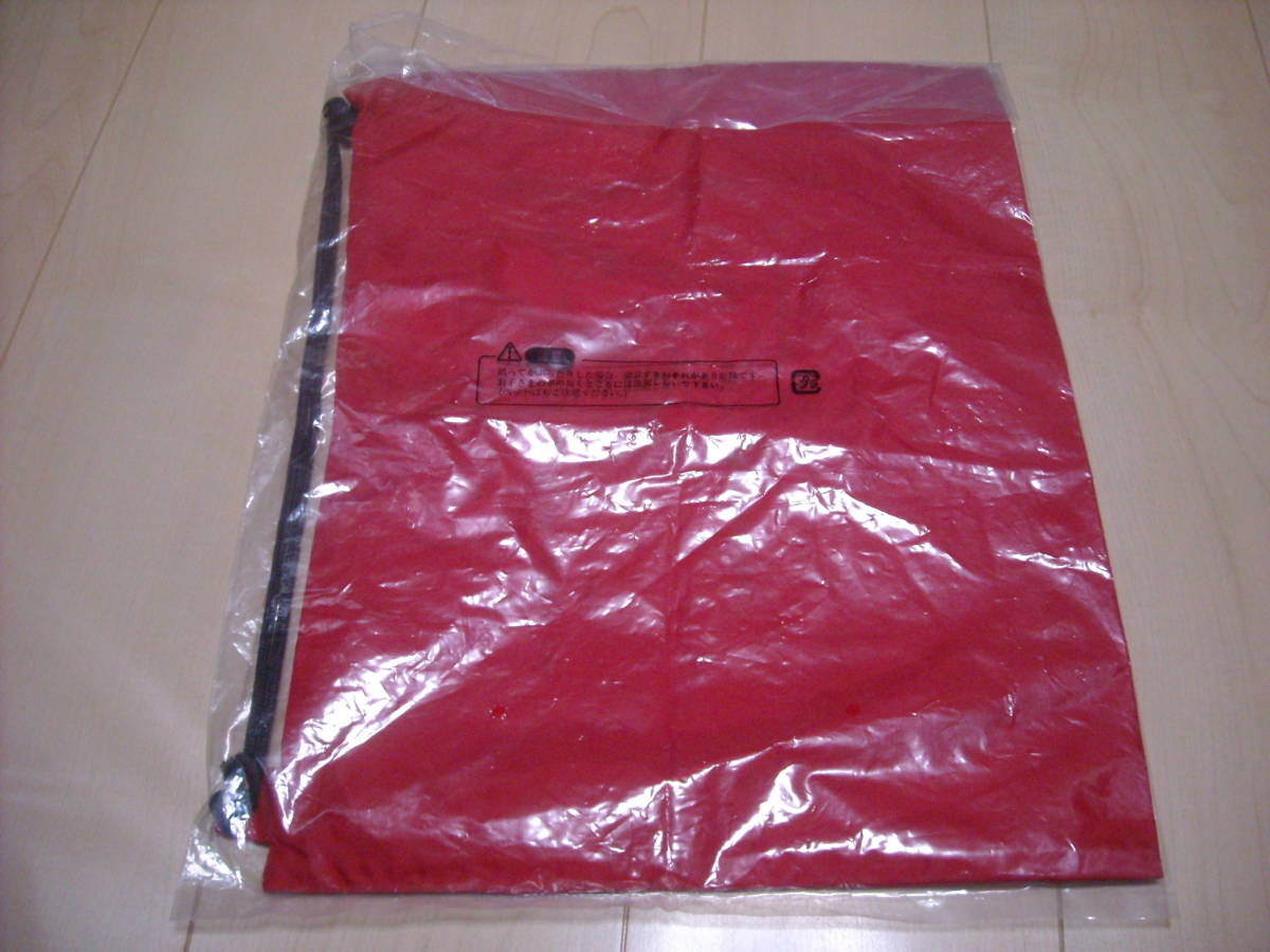  не использовался *ASICS Asics * пыл наземный часть * свет сумка * красный * размер. примерно 40cm× примерно 32cm* нейлон 100%