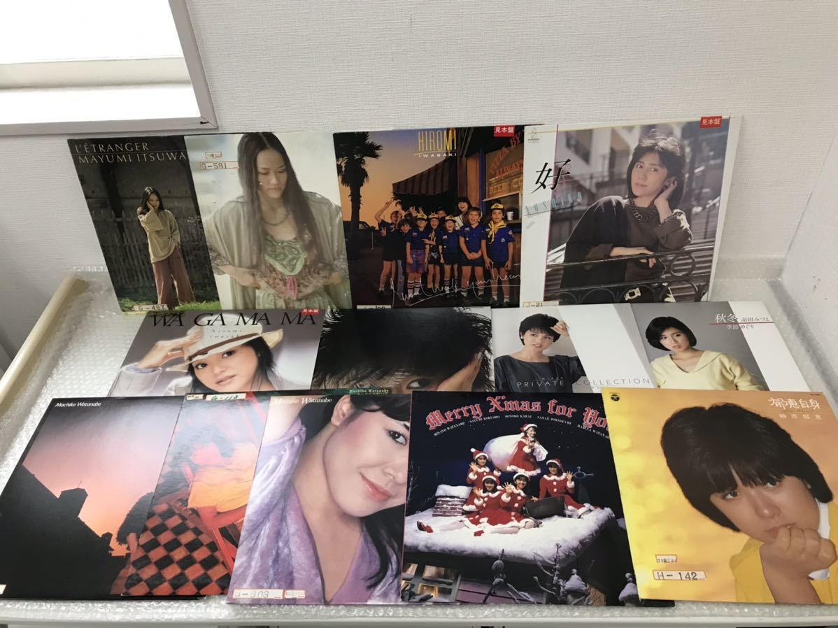 ■レコード まとめてセット④ 邦楽女性歌手 五輪真弓/イルカ/中森明菜/岩崎宏美 他 見本盤/非売品あり_画像3