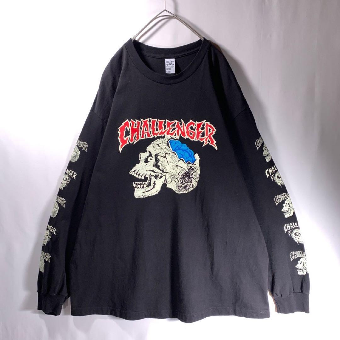 CHALLENGER チャレンジャー ゾンビ スカル ロングTシャツ 長瀬 CHALLENGER チャレンジャー ゾンビ スカル ロングTシャツ 長瀬