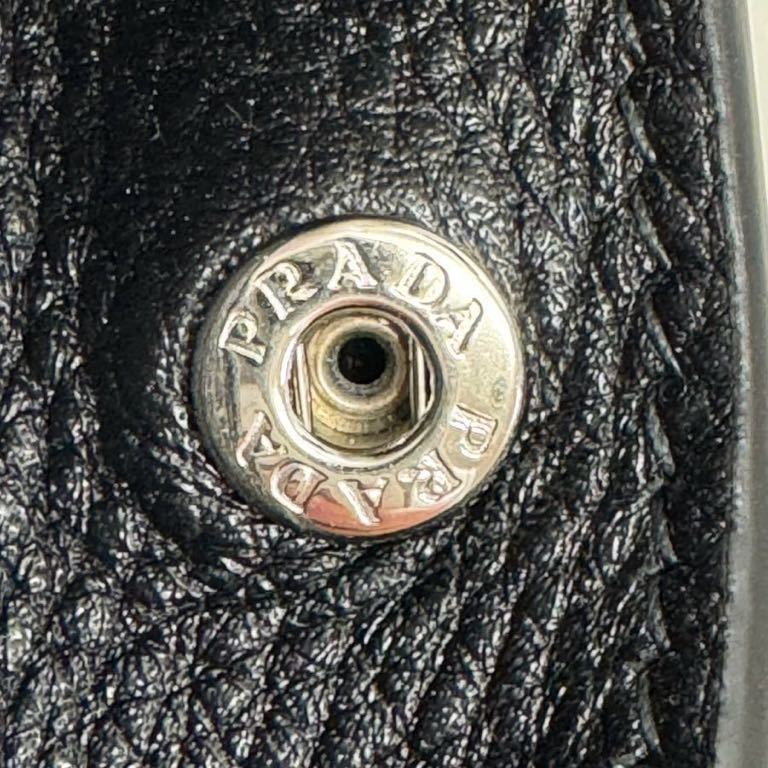 超美品 PRADA プラダ クラッチバッグ セカンドバッグ 黒 超美品 PRADA プラダ クラッチバッグ セカンドバッグ 黒