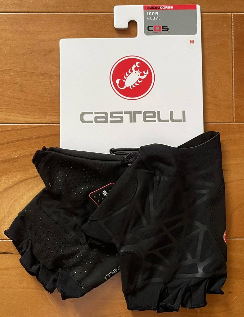 新品　Castelli　カステリ　ICON RACE 指切りグローブ　Mサイズ　送料無料_画像3