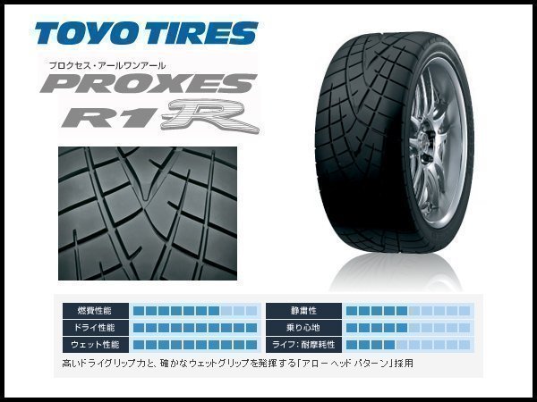 4本セット245/40R17 91W TOYO プロクセスR1R 4本送料4,400~ 245