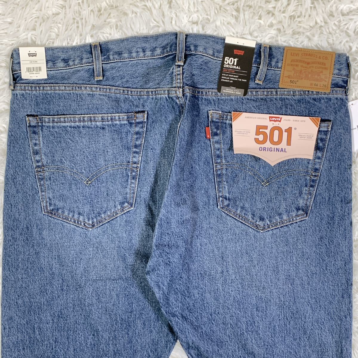 【未使用 ジャーナルスタンダード別注】Levi's リーバイス 501 デニムパンツ DARK INDIGO W44L26 JOURNAL STANDARD_画像4