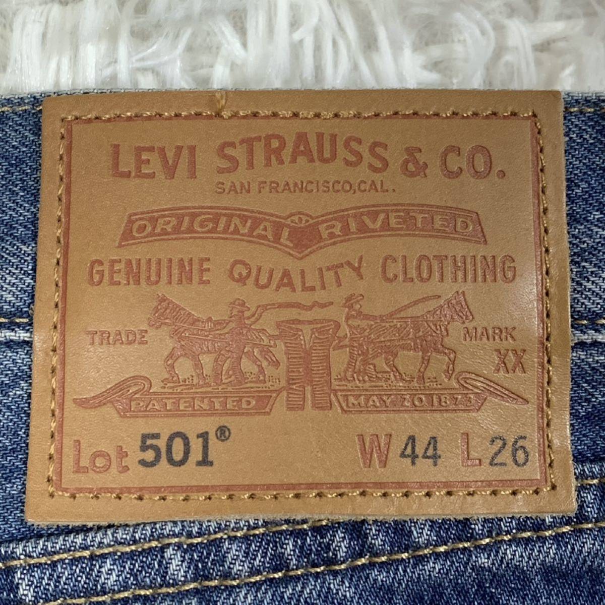 【未使用 ジャーナルスタンダード別注】Levi's リーバイス 501 デニムパンツ DARK INDIGO W44L26 JOURNAL STANDARD_画像6