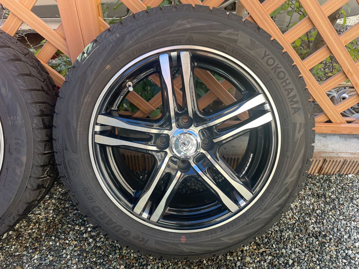 【使用期間激短】YOKOHAMA iceGURAD iG70 185/55r15 bB QNC20 スタッドレス　