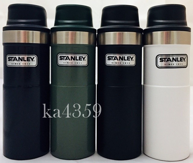 STANLEY スタンレー クラシック トラベル マグ グリーン 473ml 緑★Trigger-Action Travel Mug/ワンハンド真空マグ/水筒/ボトル/魔法瓶_左から2番目の商品となります。