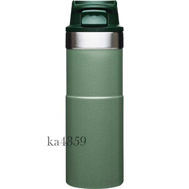 STANLEY スタンレー クラシック トラベル マグ グリーン 473ml 緑★Trigger-Action Travel Mug/ワンハンド真空マグ/水筒/ボトル/魔法瓶_画像4