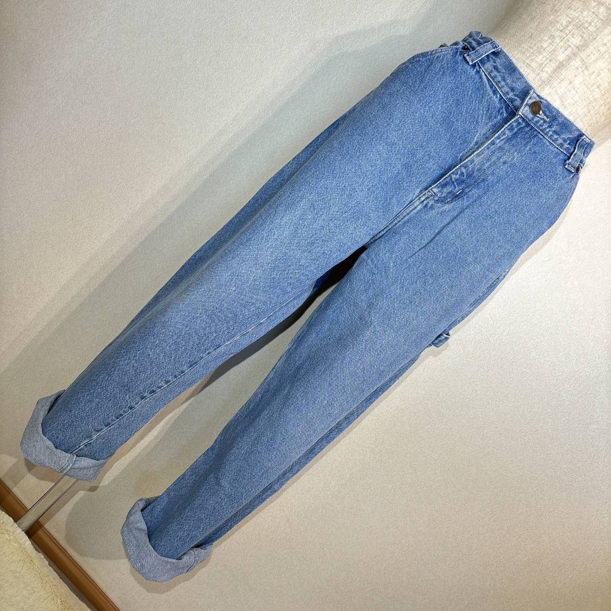 B558■USA古着★90s/exceed Jeans★インディゴデニム★ワイドぺインターパンツ■US 20_画像2