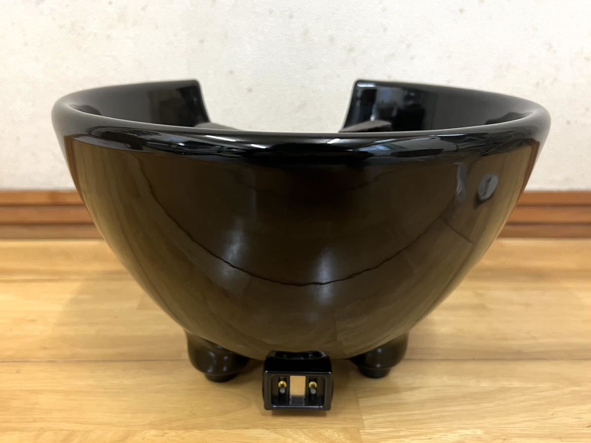 未使用 創巧 野々田 黒 B型 紅鉢 風炉型 電熱器 100V 400W 茶道具 お茶