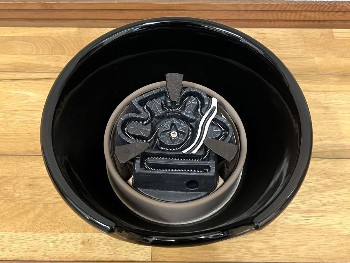 未使用 創巧 野々田 黒 B型 紅鉢 風炉型 電熱器 100V 400W 茶道具 お茶