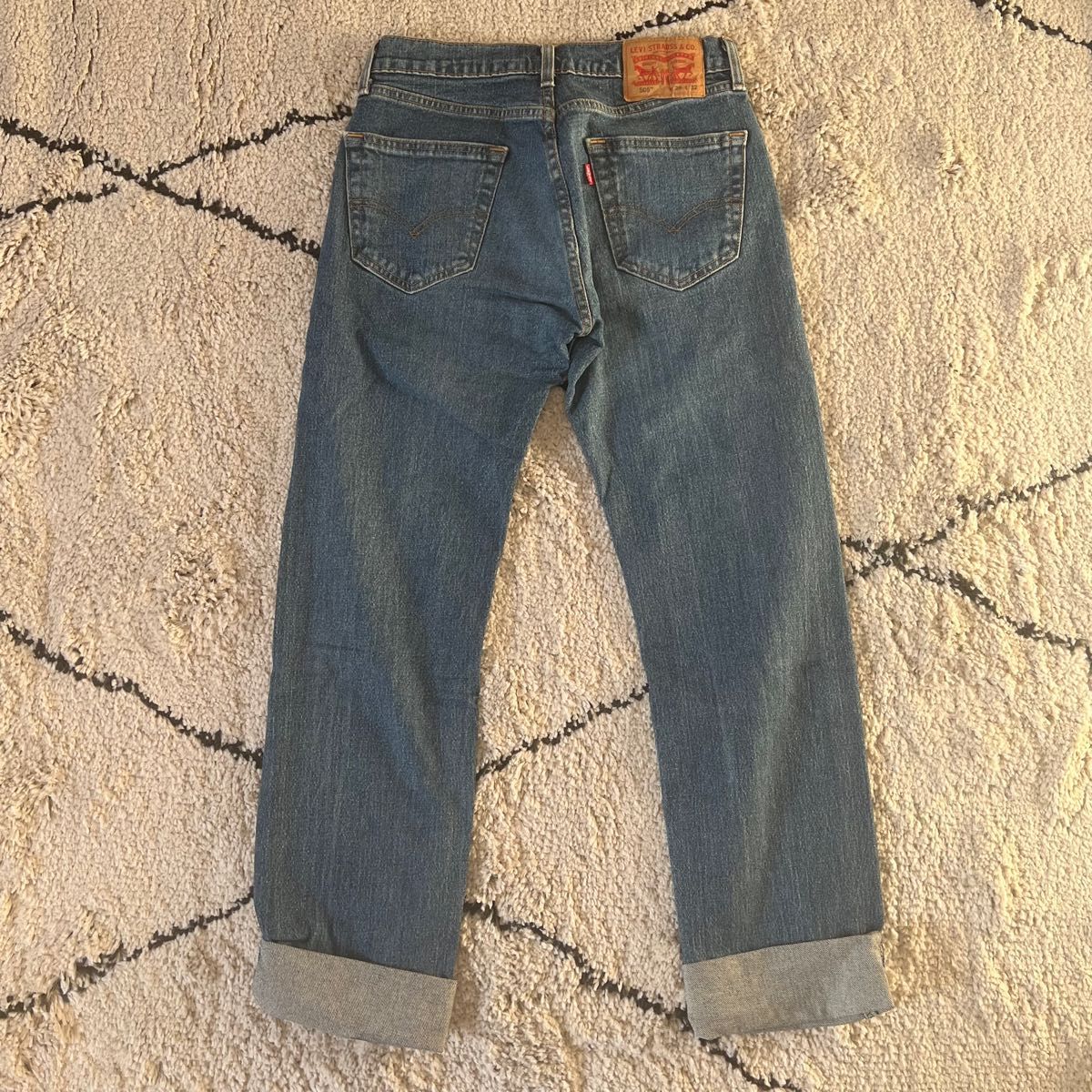 Levi's 505 W28 L32 ジーンズ ジーパン デニムパン 古着 リーバイス505 送料無料 即日発送