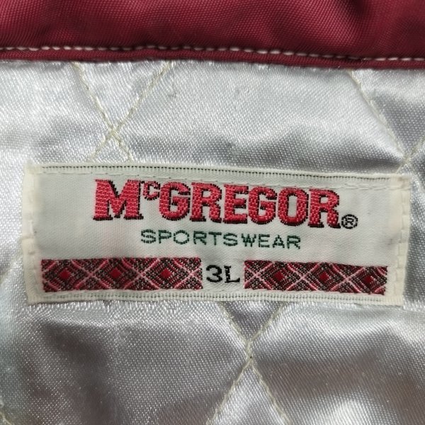 K542 McGREGOR マックレガー ジャケット ブルゾン 防寒 フーディー アウター 大きいサイズ メンズ ワインレッド サイズ ３L_画像7