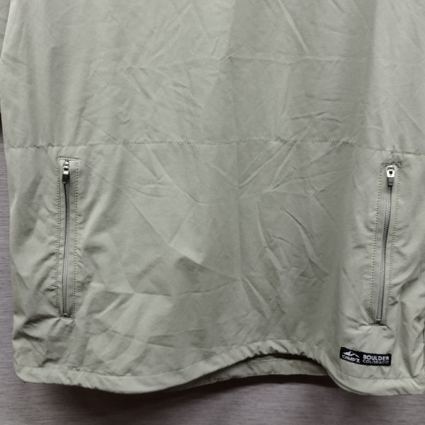 K708 CAMP7 キャンプセブン ナイロン ストレッチ Tシャツ 半袖 カットソー アウトドア メンズ グレー系 サイズ M オールシーズン_画像5