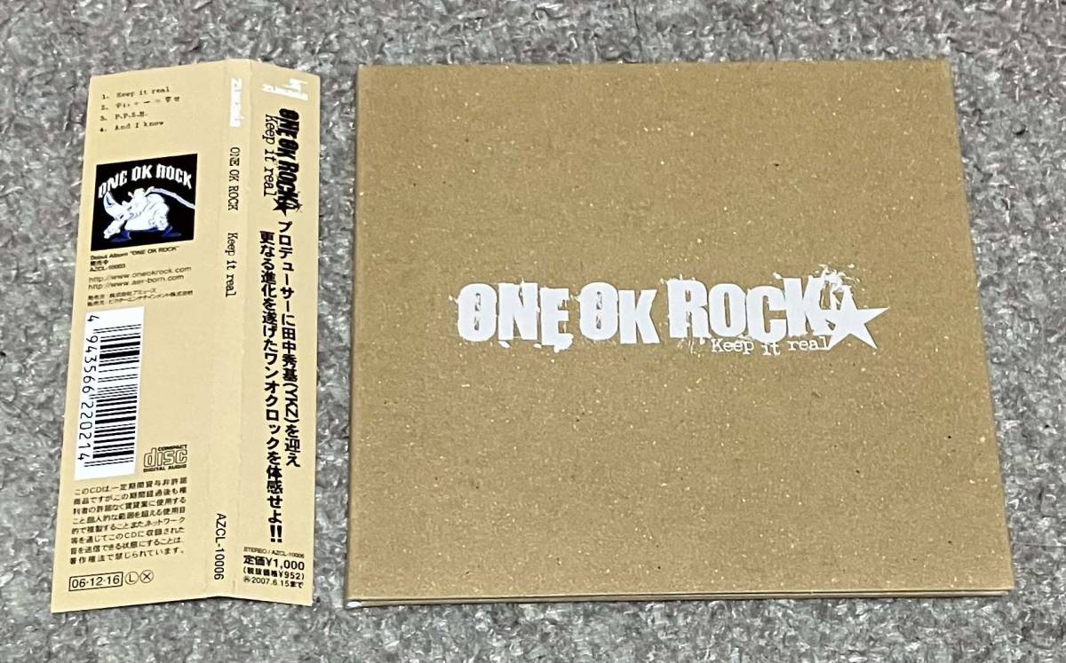 送料無料　CD　ONE OK ROCK　Keep it real　ワンオクロック　帯付き_画像1