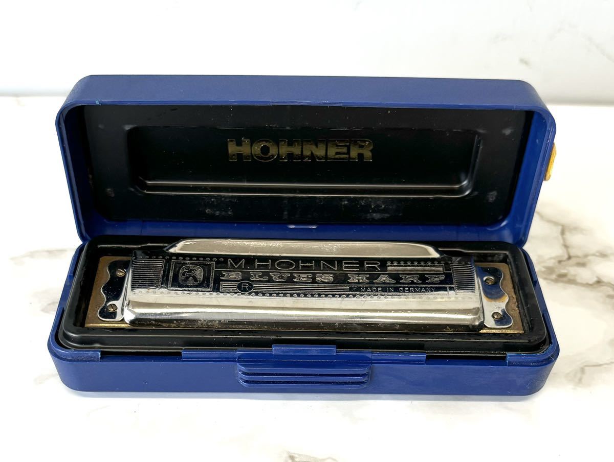 ドイツ製　M.HOHNER Blues HARP コードF ホーナー ハーモニカ ブルースハープ ケース付き_画像1