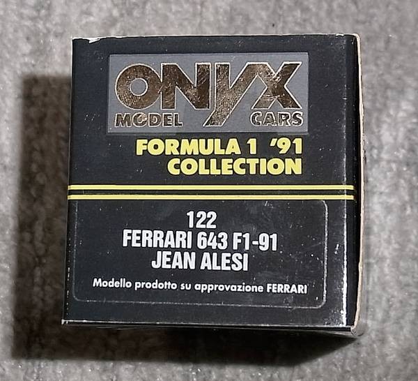 1/43 ONYX フェラーリ643 アレジ 1991 FERRARI_画像2
