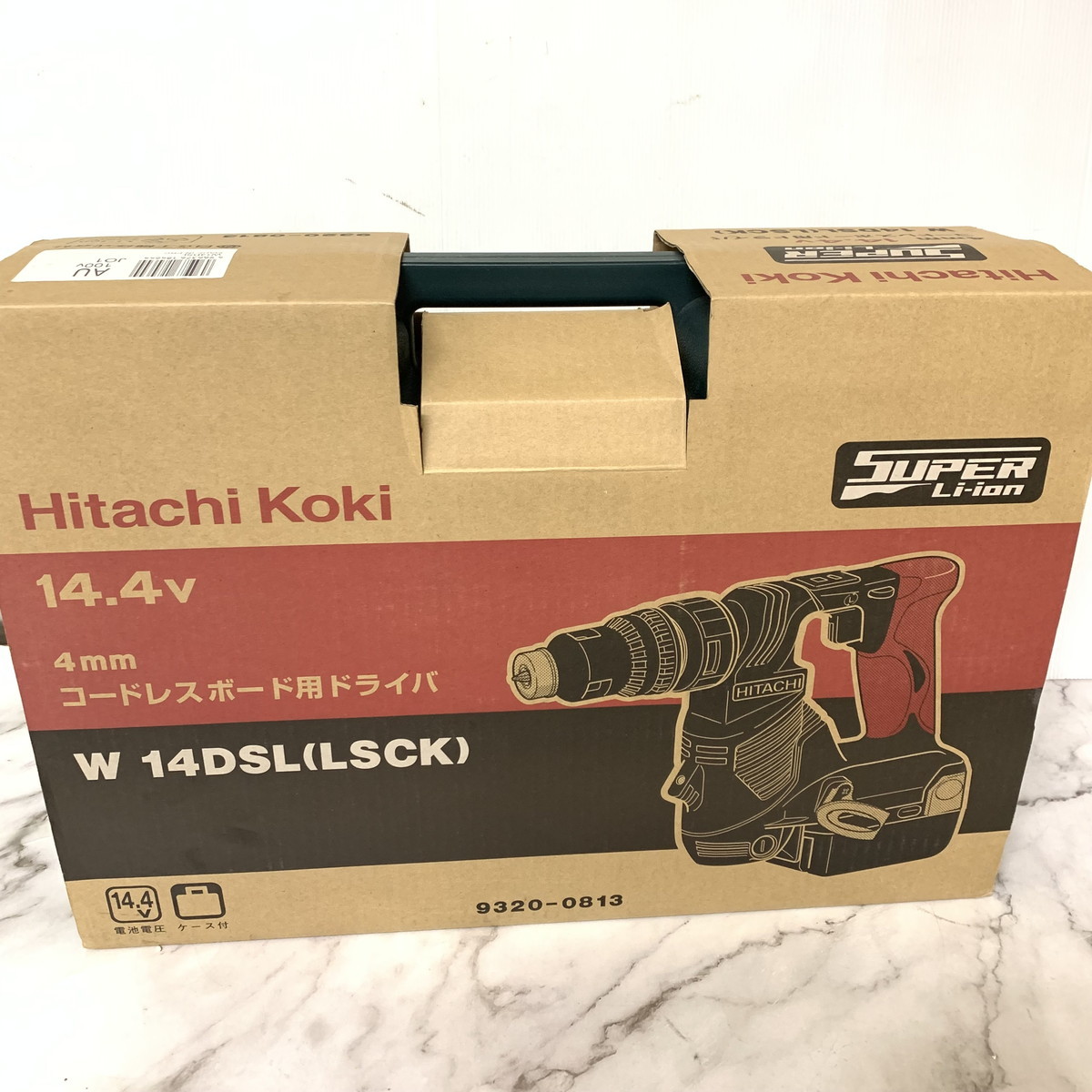 【中古美品】　日立工機　コードレスボード用ドライバ W14DSL（LSCK）　バッテリ×1　充電器 14.4V(M1115-5)_画像2