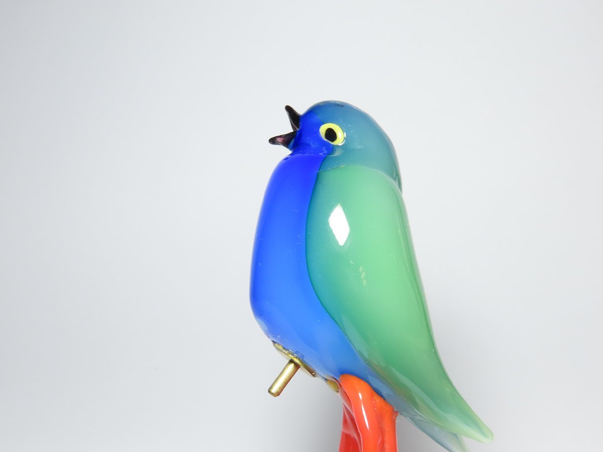■ベネチアングラス　　小鳥４ＰＣＳセット　　　〈同梱対象商品〉_画像6