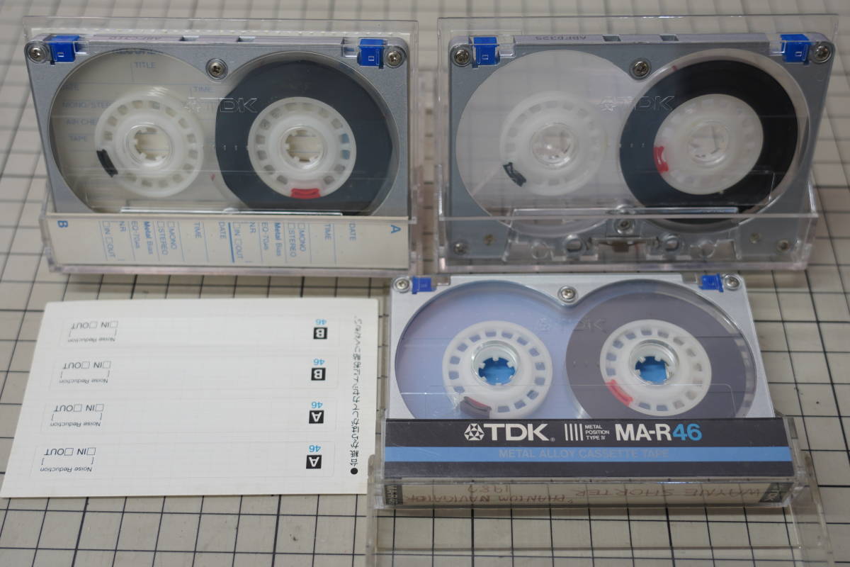 TDK MA-R46 メタルカセットテープ METAL 未使用 3本-
