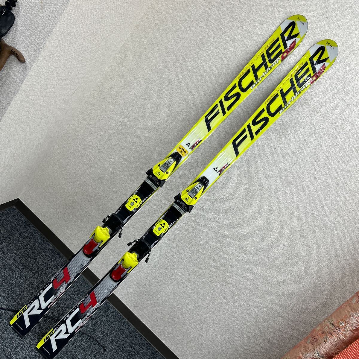 【97650】FISCHER フィッシャー RC4 World Cup GS 165cm スキー板 ワールドカップ レーシングビンディング _画像1