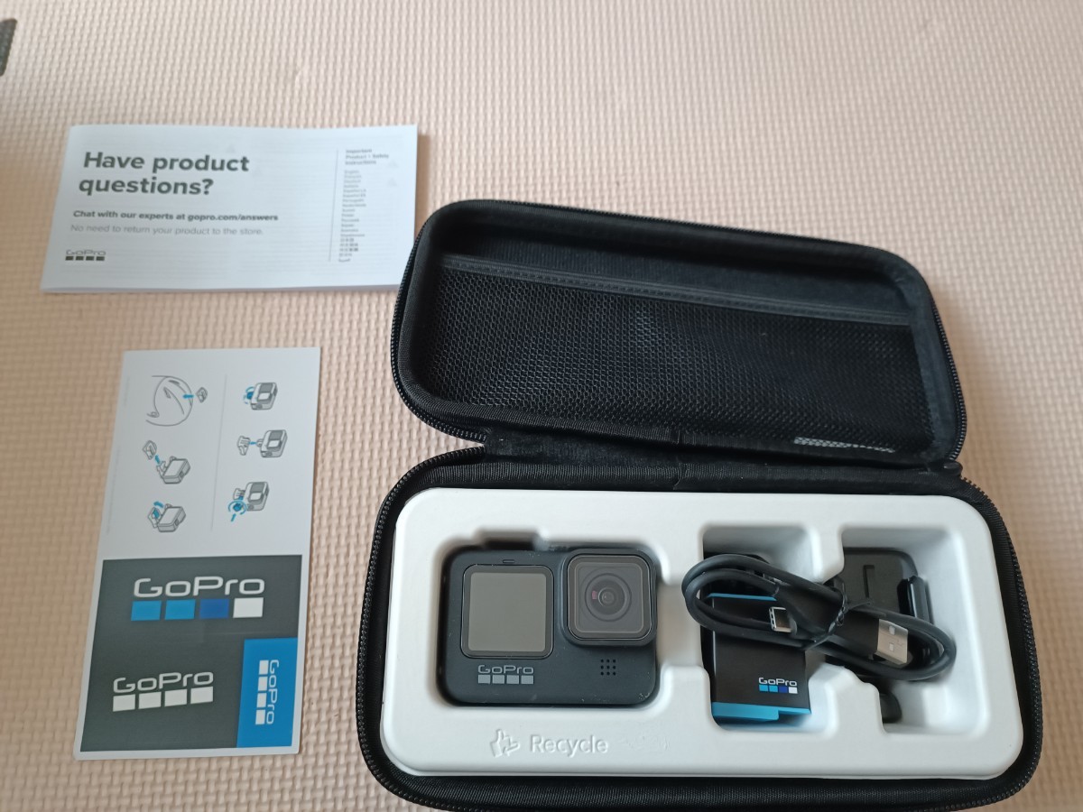 美品！GoPro HERO9 Black ウェアラブルカメラ 5K CHDHX-901-FW_画像1