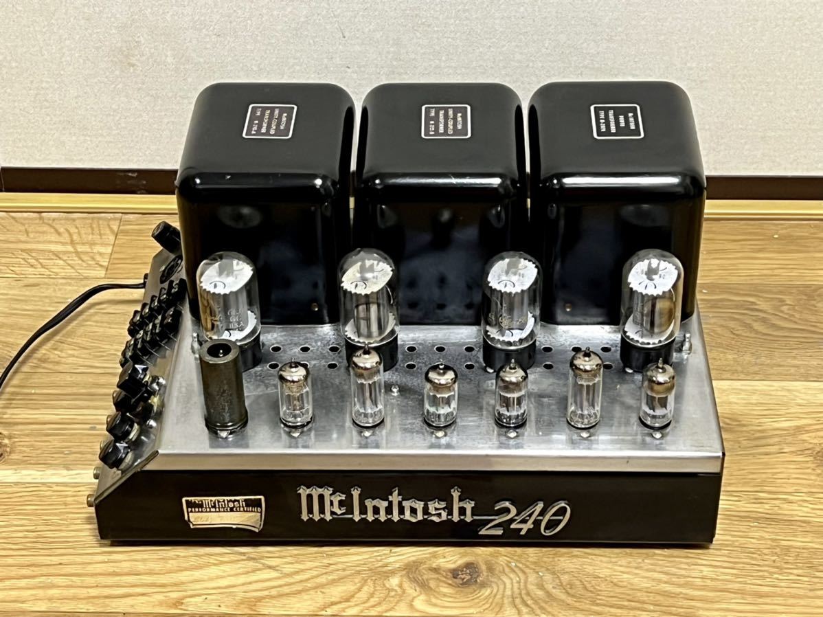 McIntosh MC240 6L6 真空管 パワーアンプ BumbleBee/Black Beauty