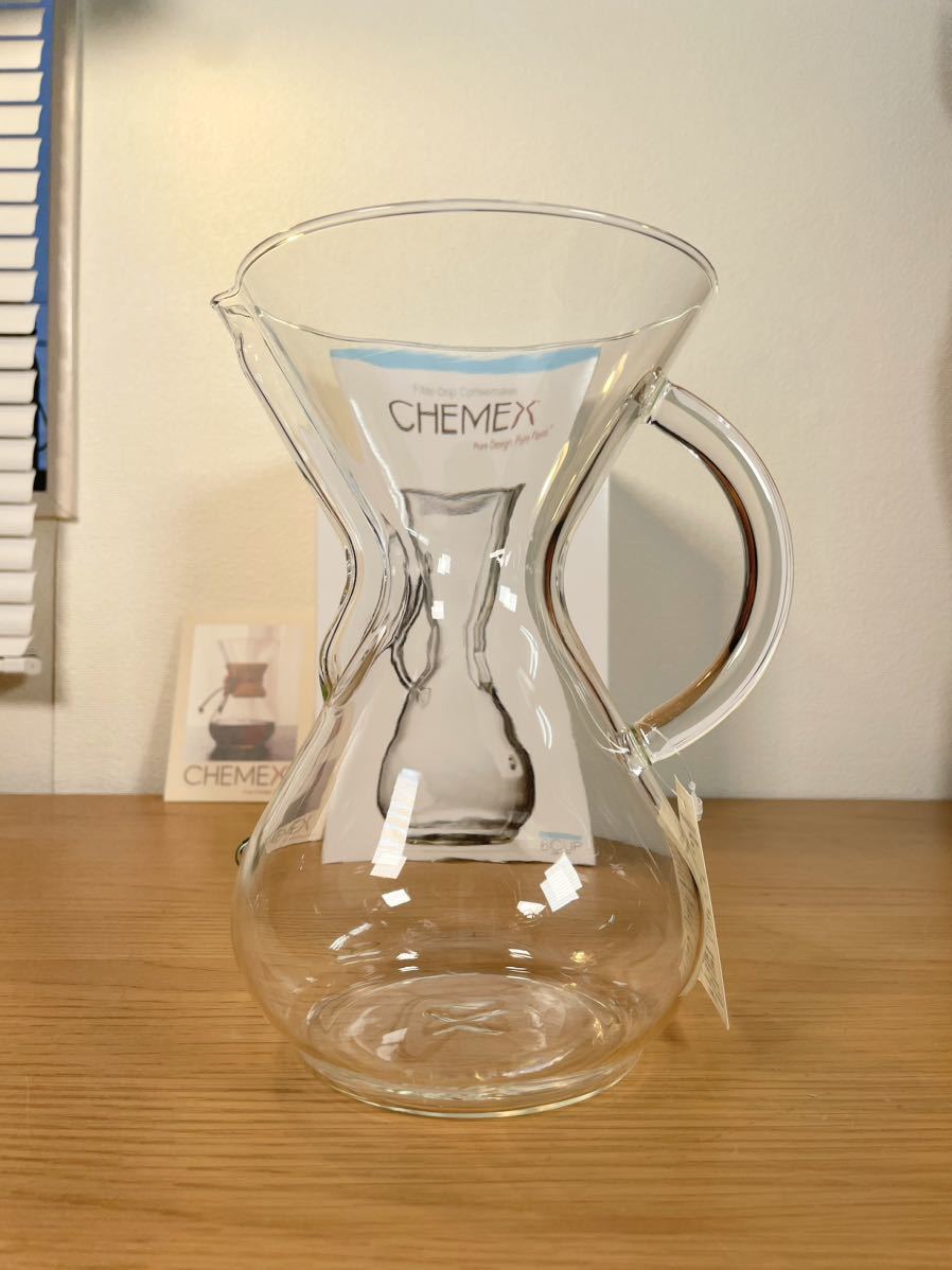 未使用♪正規品♪CHEMEX コーヒーメーカー 6カップ CM-6GH ケメックス ガラスハンドル 6CUP_画像7