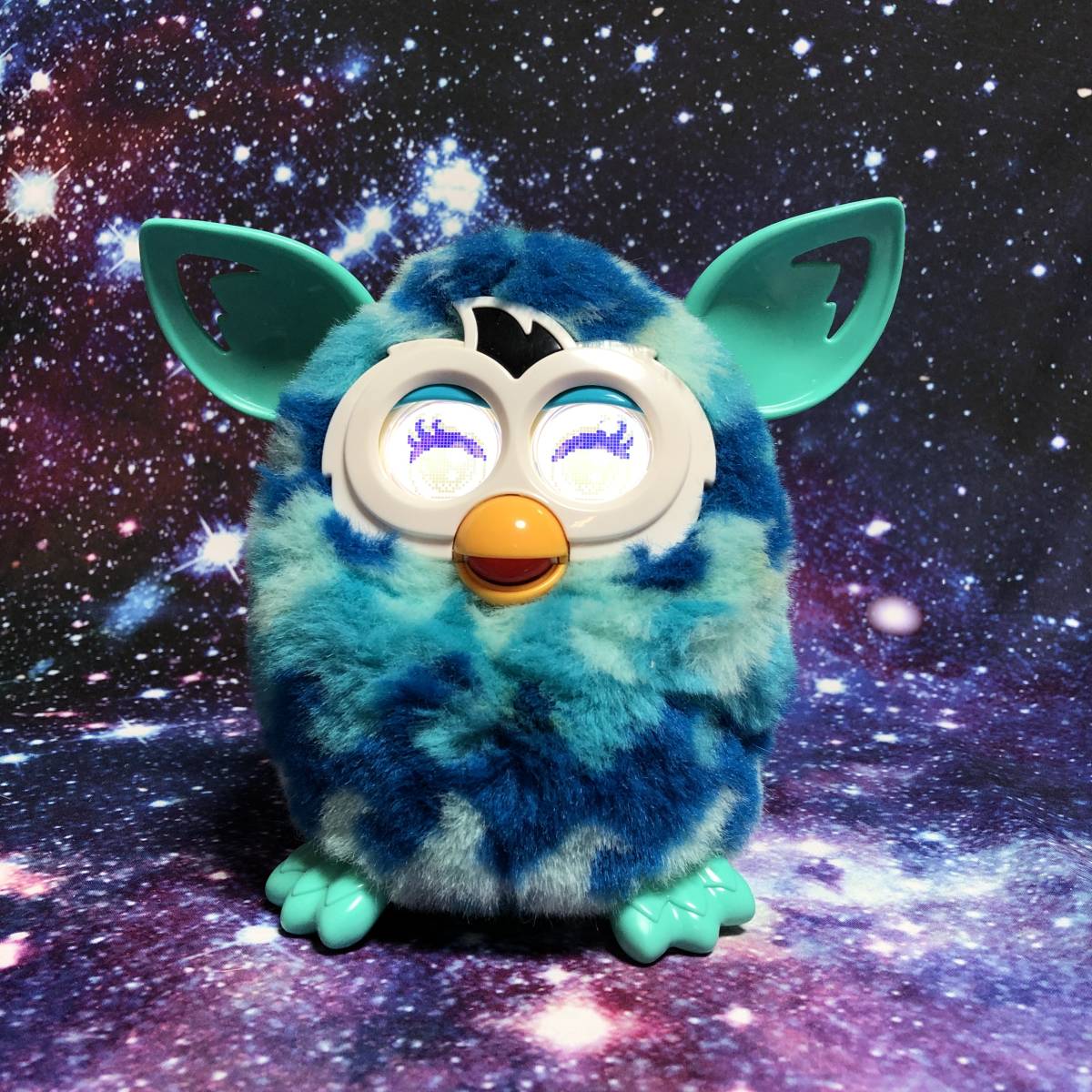 Yahoo!オークション - Furby ファービー エメラルドブルー Yahoo!オークション - Furby ファービー エメラルドブルー