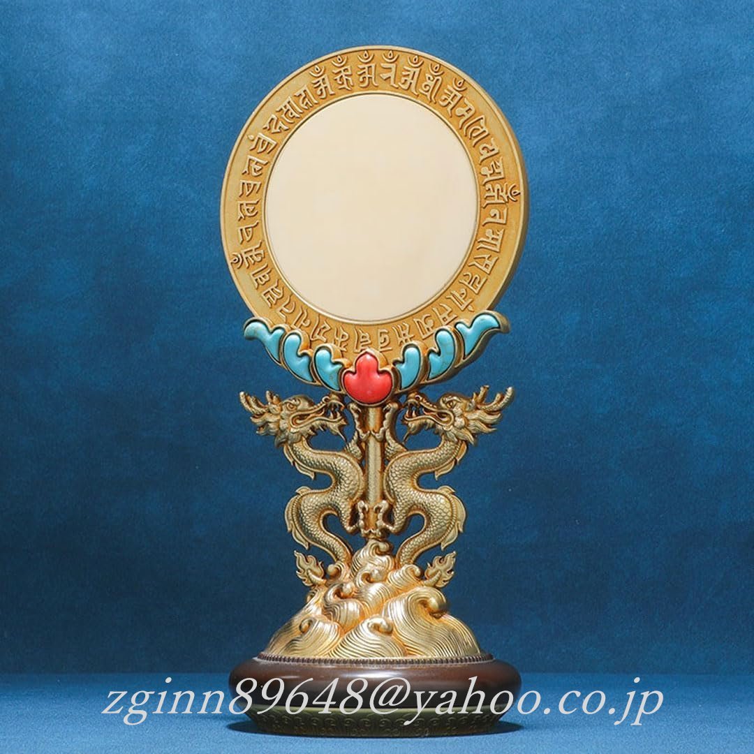 密教法具 寺院用仏具」極上品 真言宗 鬼面型 独鈷杵 真鍮製磨き 密教法具 寺院用仏具」極上品 真言宗 鬼面型 独鈷杵 真鍮製磨き