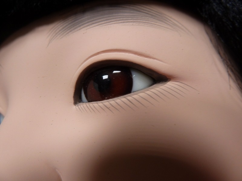 (☆BM)三陽/市松人形 20号 日本人形 高さ64㎝ 女の子 玩具娃娃 偶人 ガラスケースあり 和風 置物 オブジェ 日本伝統工芸 節句_画像5