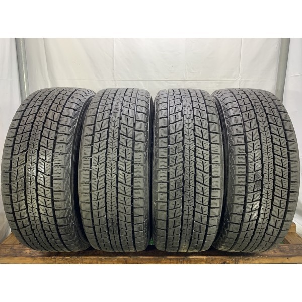 2018年製 9分山 DUNLOP WINTERMAXX SJ8 235/55R18 100Q 4本/札幌市手渡し可/中古スタッドレスタイヤ(冬タイヤ) ハリアー F_149_画像1