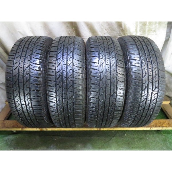 8～9分山 YOKOHAMA GEOLANDAR A/T-G015 245/70R16 111H 4本/札幌市手渡し可/中古オンロードタイヤ(夏タイヤ) F_Q_151の画像1