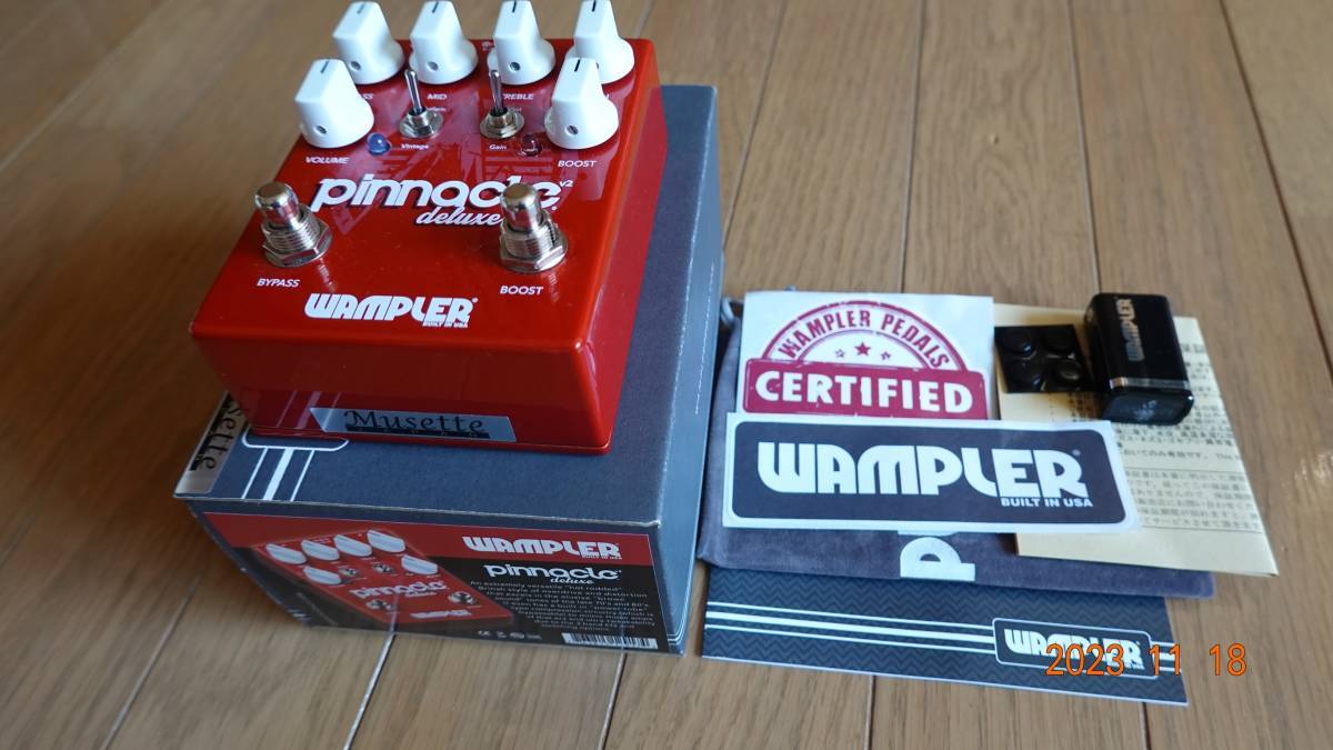 VAN HALEN　ヴァン・ヘイレン　ブラウン・サウンド　Brown Sound Wampler Pinnacle Deluxe V2_画像1