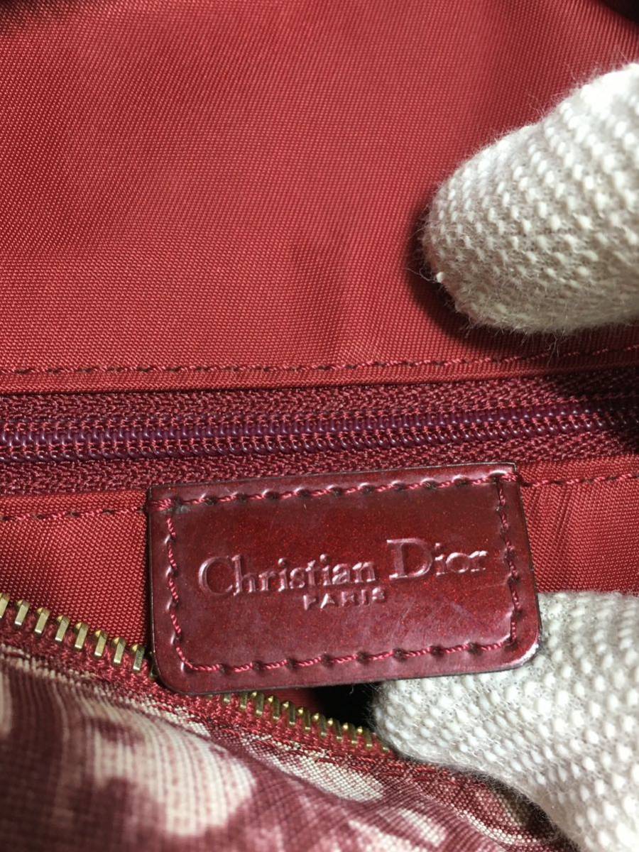 クリスチャンディオール トロッター ポーチ アクセサリーポーチ ハンドバッグ 製造証明書付き Christian Dior_画像9