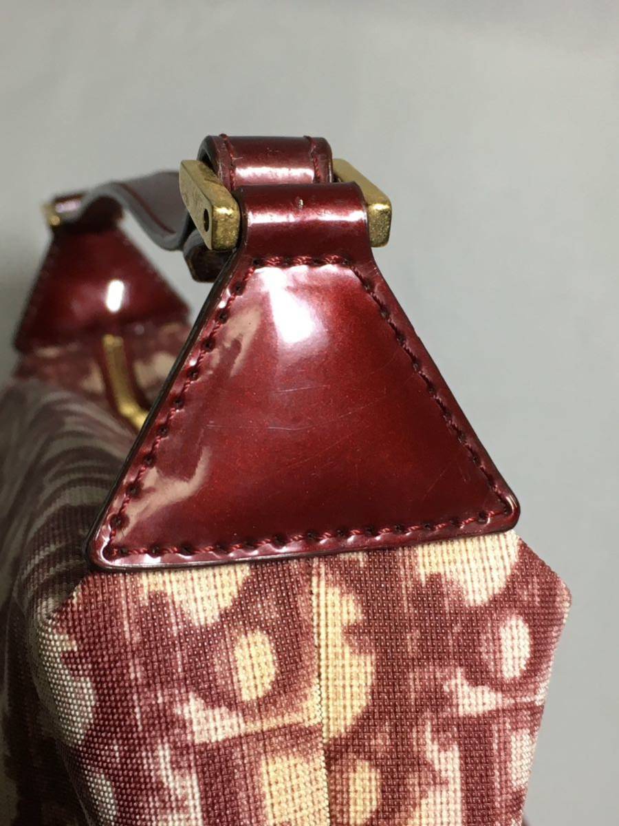 クリスチャンディオール トロッター ポーチ アクセサリーポーチ ハンドバッグ 製造証明書付き Christian Dior_画像3