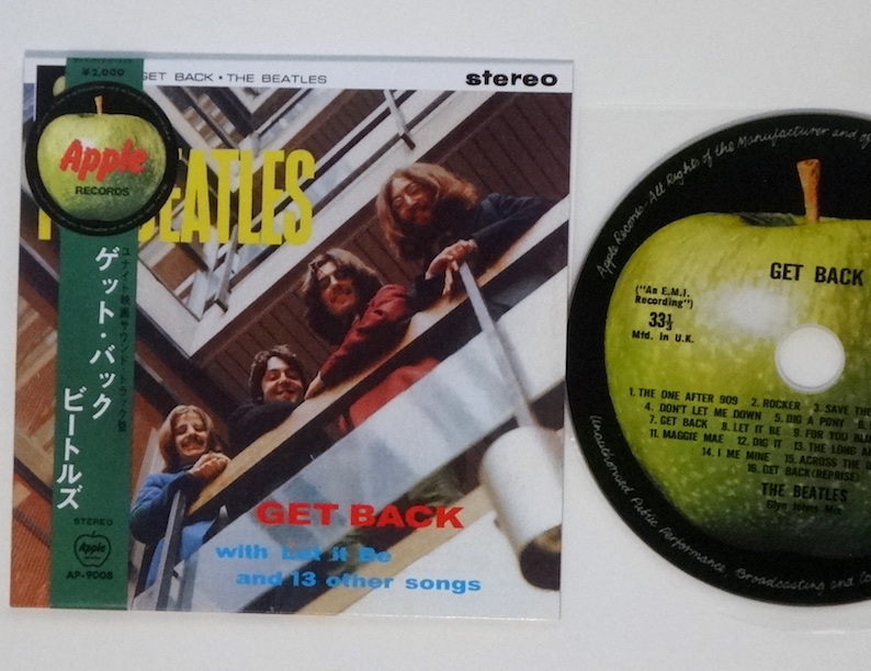 紙ジャケ/GET BACK/Glyn Johns FINAL MIX★ゲット・バック/グリン・ジョンズ/ファイナル・ミックス★THE BEATLES★紙ジャケット_画像1