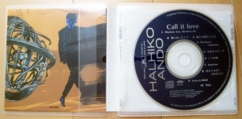 安藤治彦 2nd Album CD 『Call it love』 POCH-1066_画像3